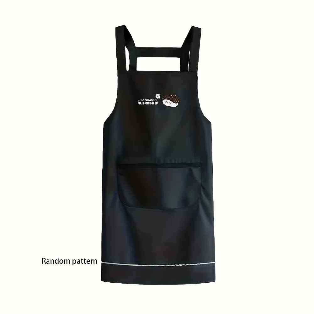 tablier cuisine noir polyester