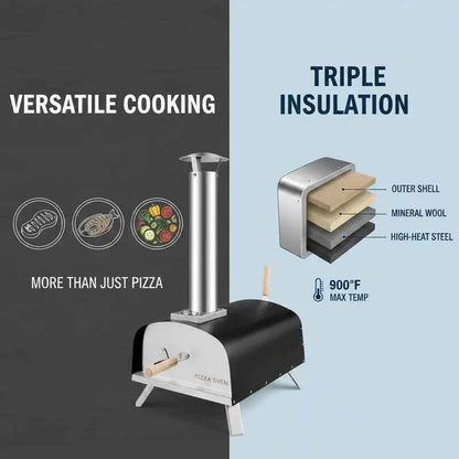 four bois pizza isolation