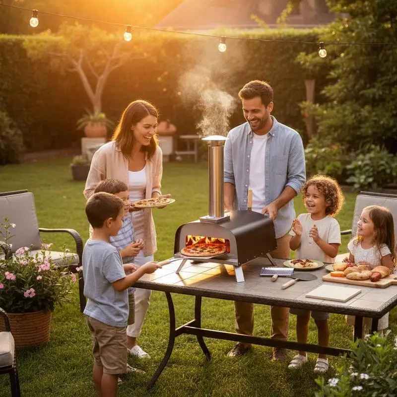 four bois pizza table