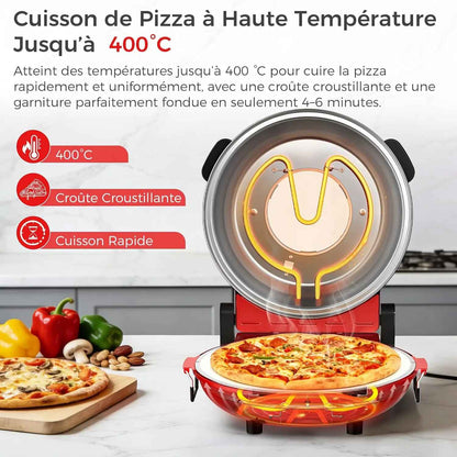 four pizza 400 degre