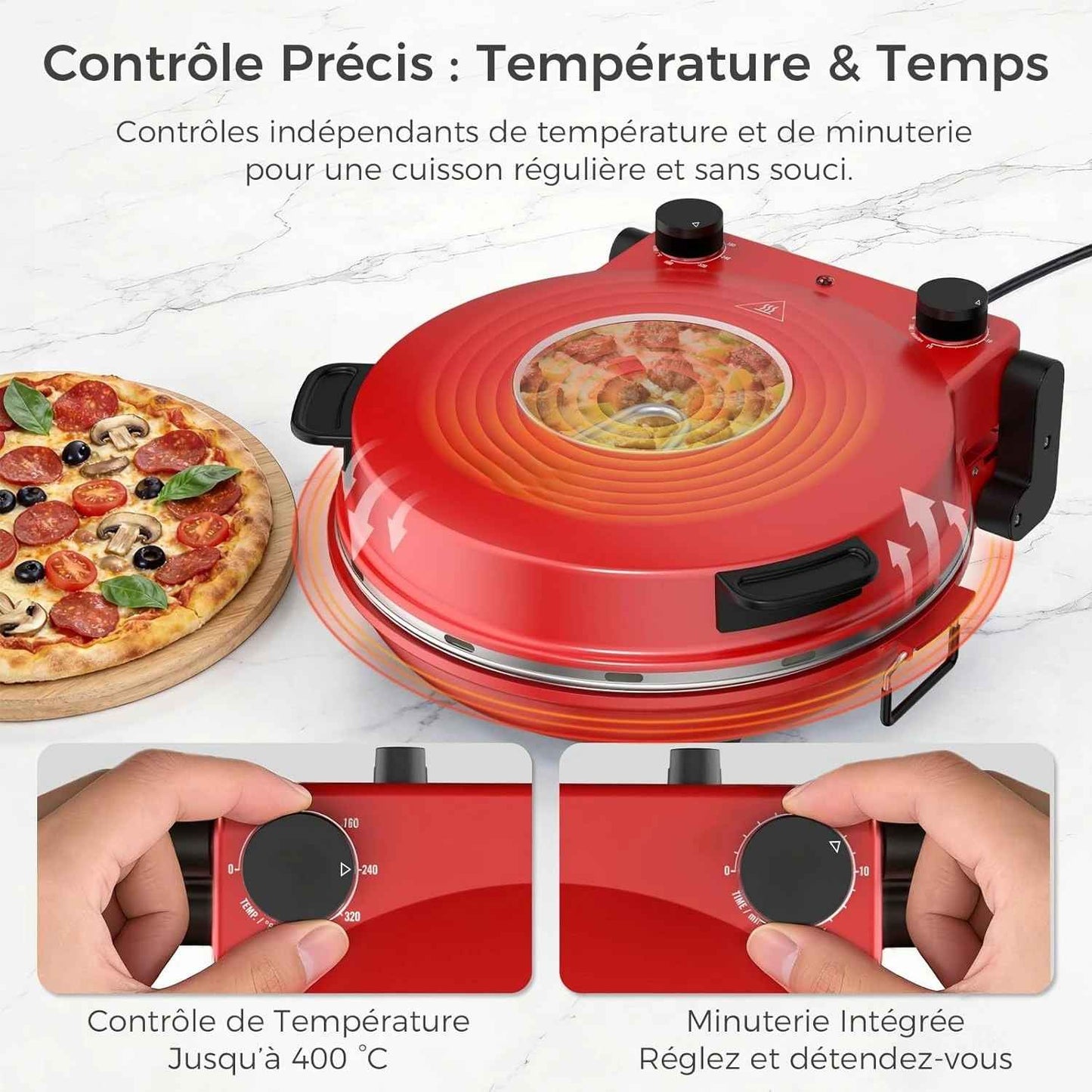 four pizza controle precis