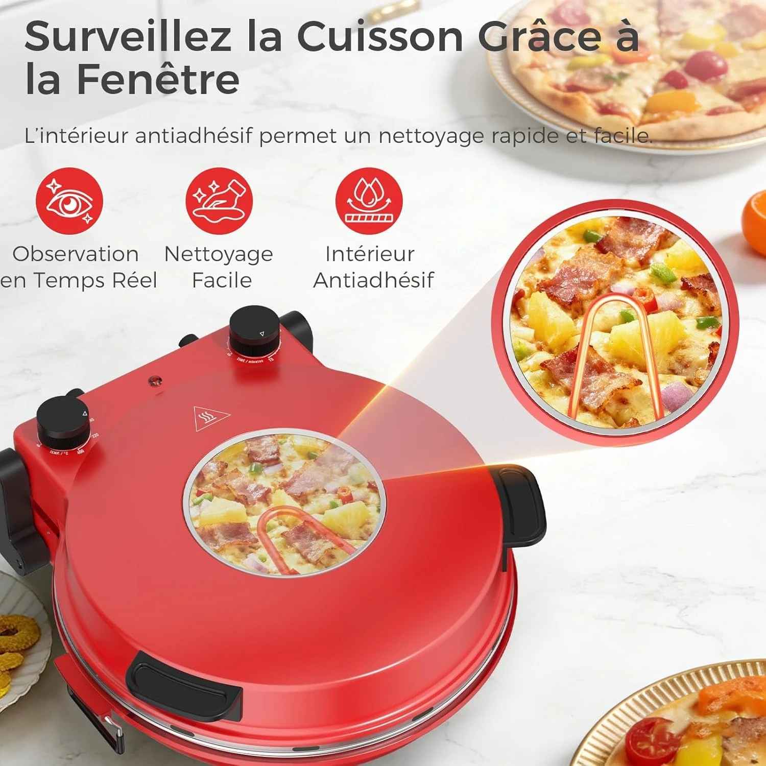 four pizza fenetre