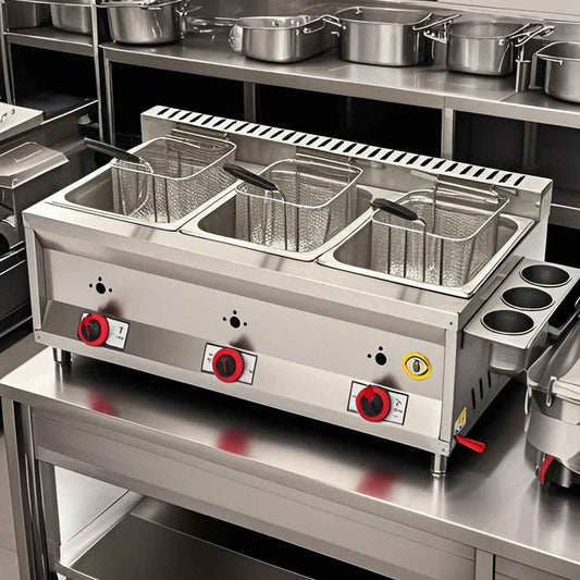 friteuse gaz professionnelle 3 bac