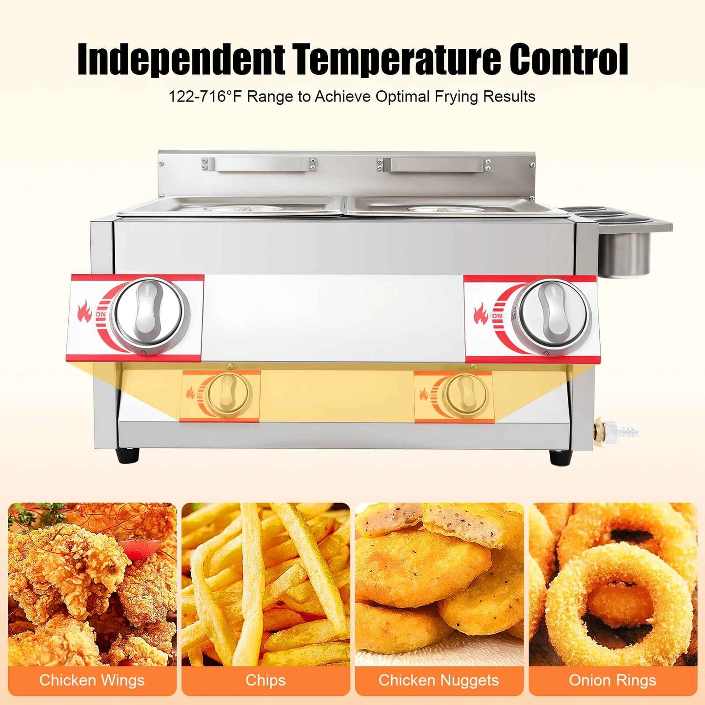 friteuse gaz professionnelle independant temp