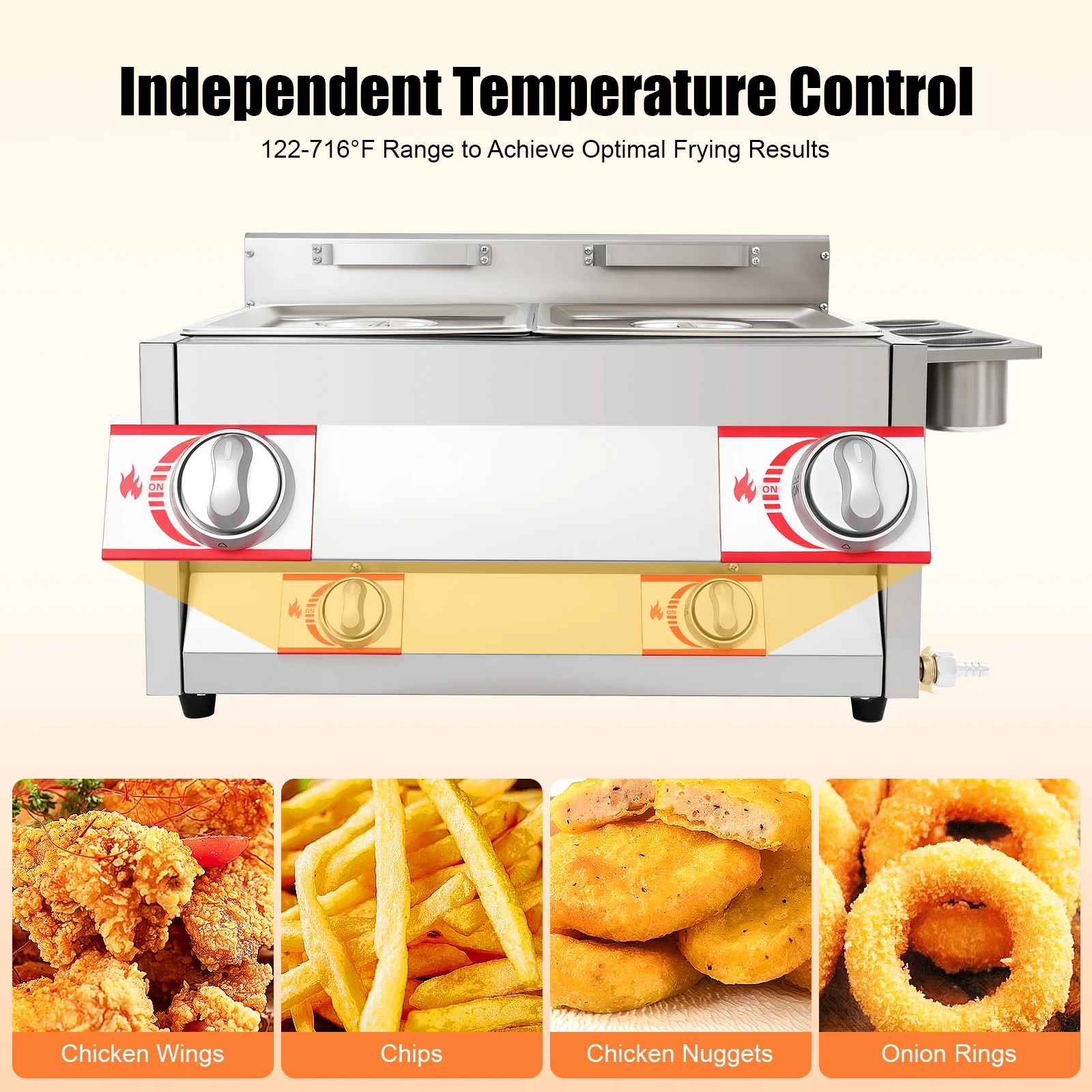 friteuse gaz professionnelle independant temp