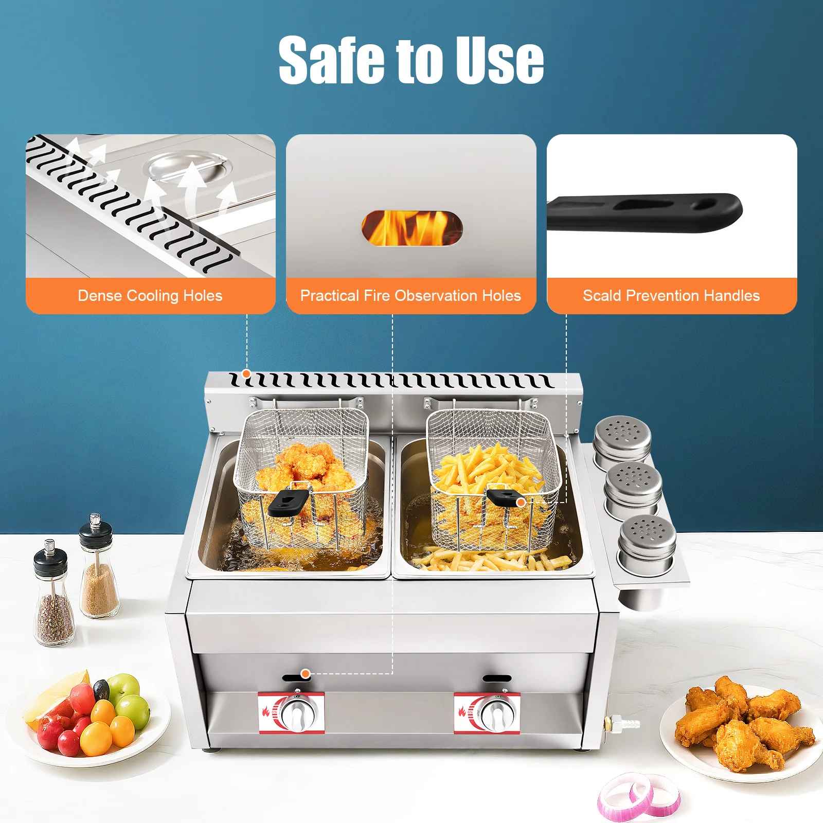 friteuse gaz professionnelle securitaire
