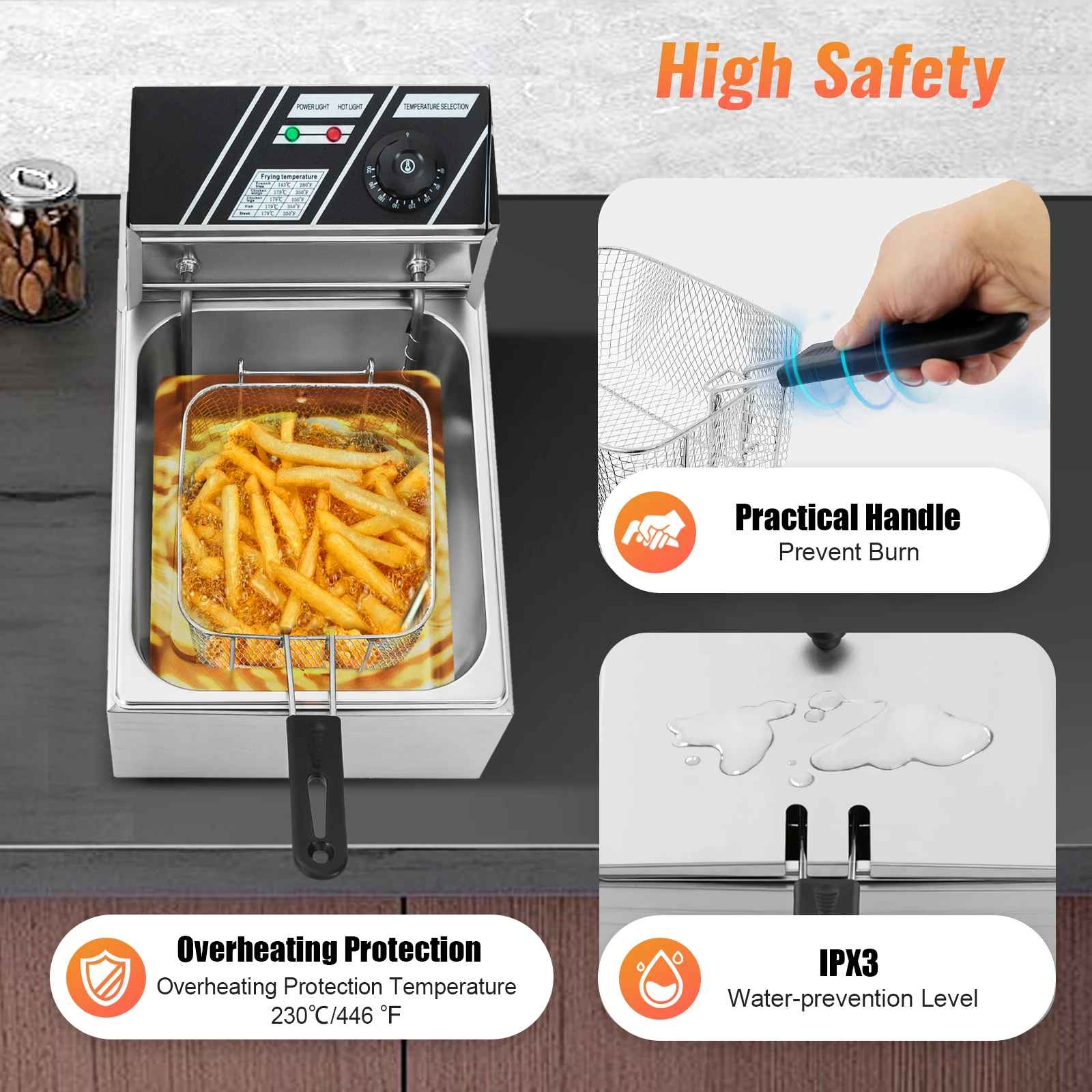 friteuse professionnelle description