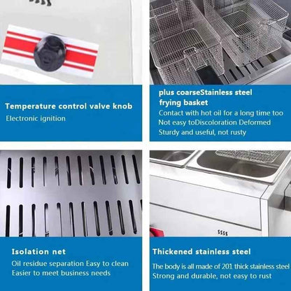friteuse professionnelle gaz description