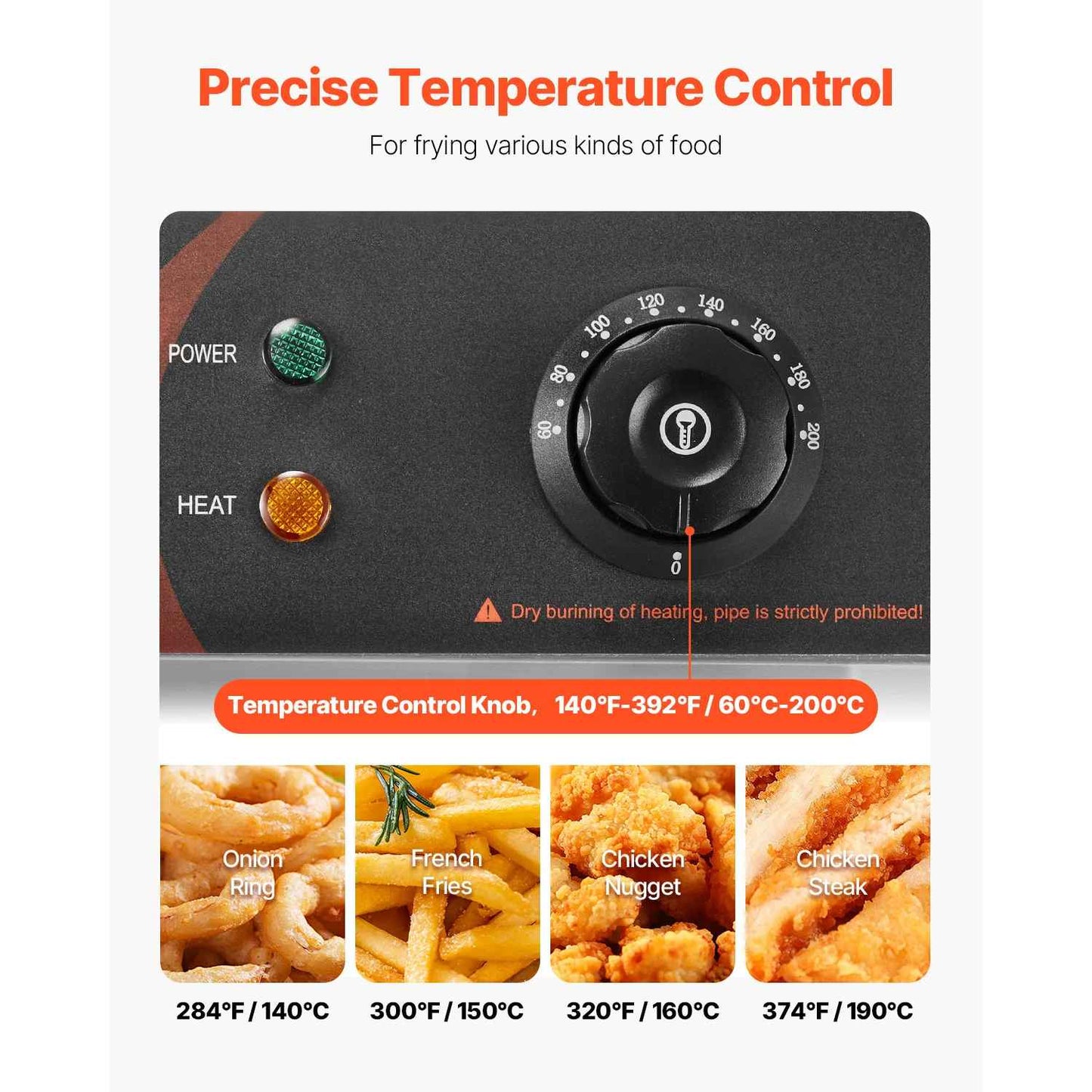 friteuse professionnelle temperature