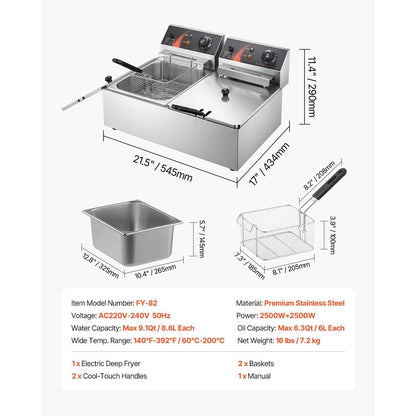 friteuse professionnelle type b