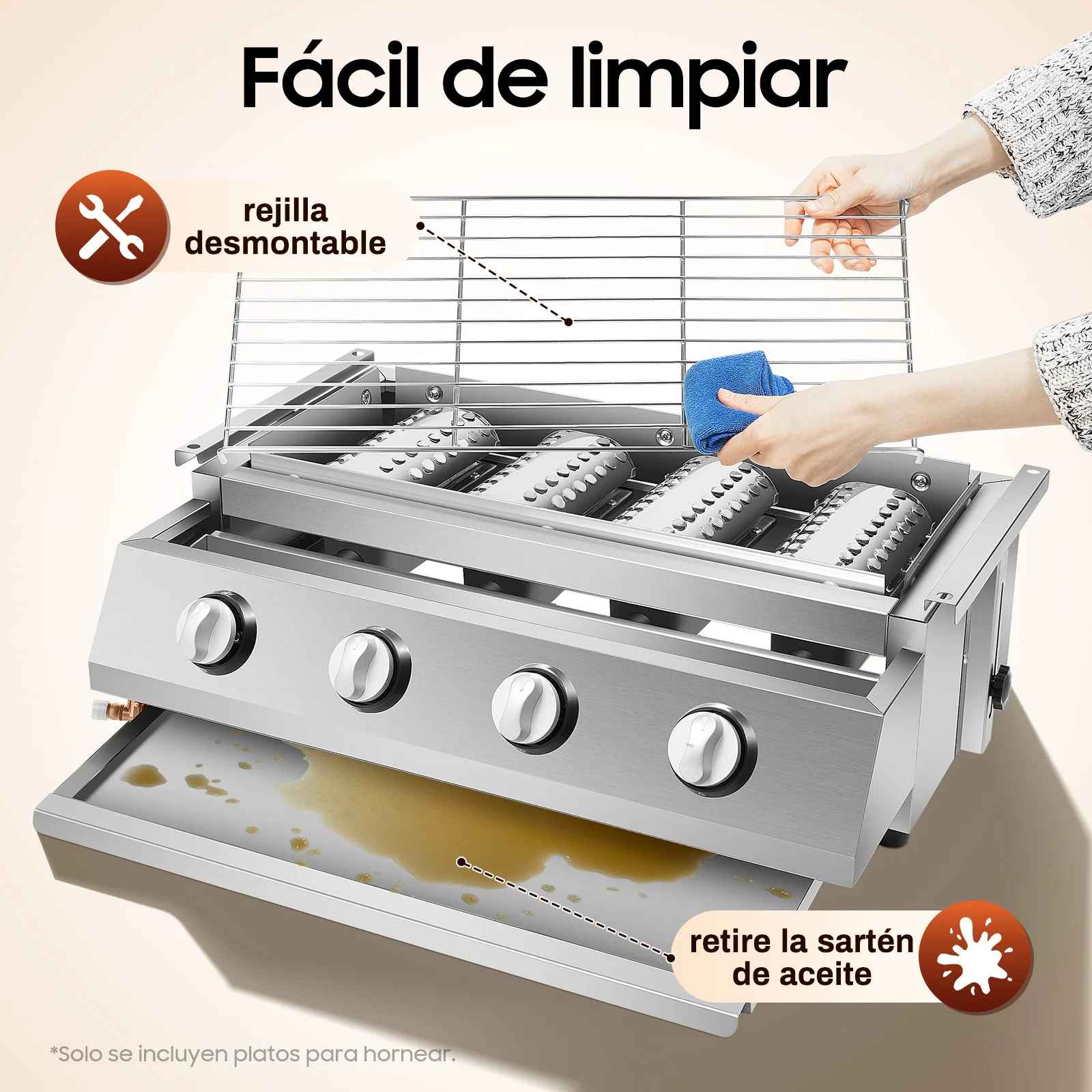 grill plancha facile entretien