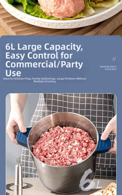 hachoir a viande large capacite