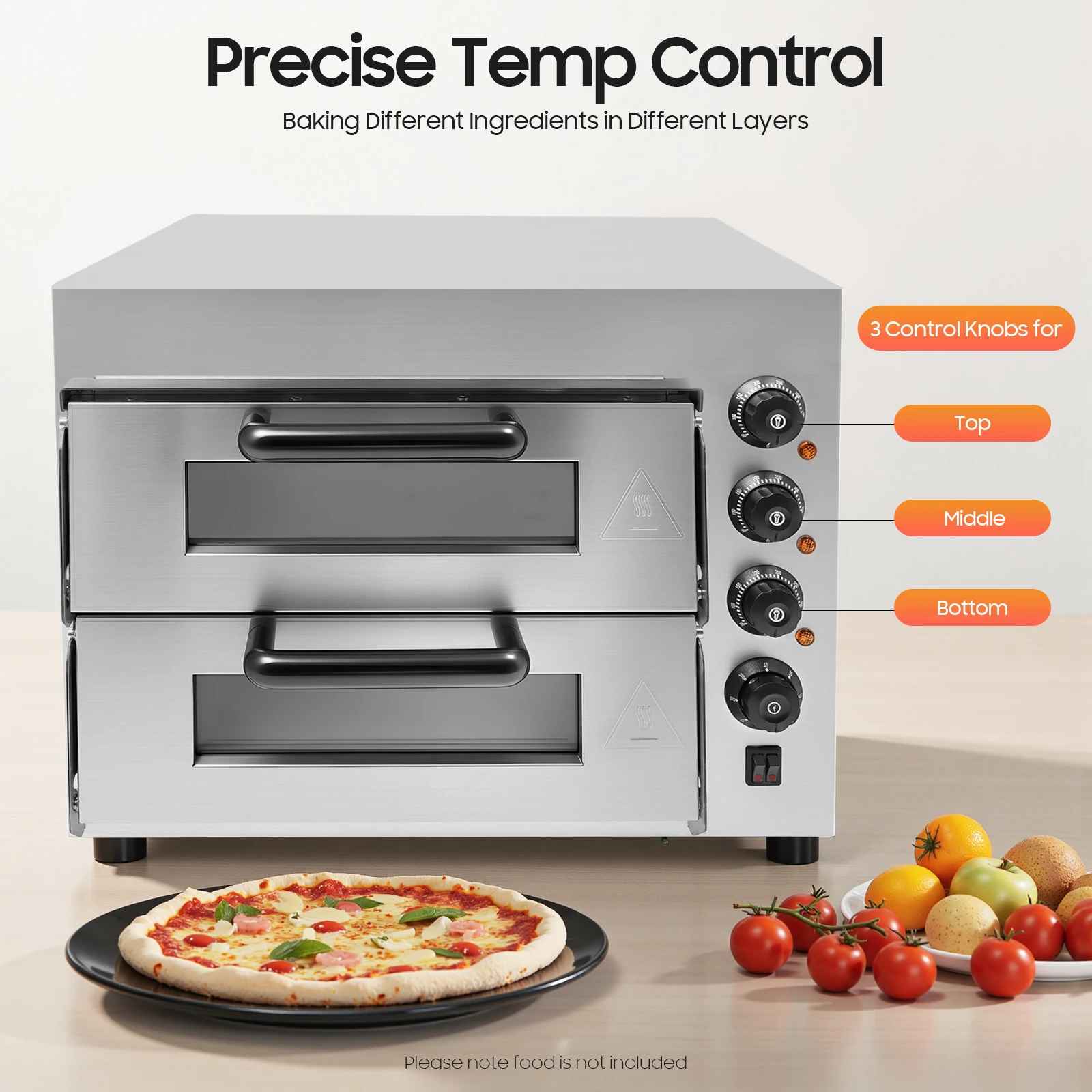 le four pizza temperature precise