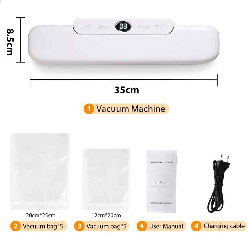 machine sous vide blanc