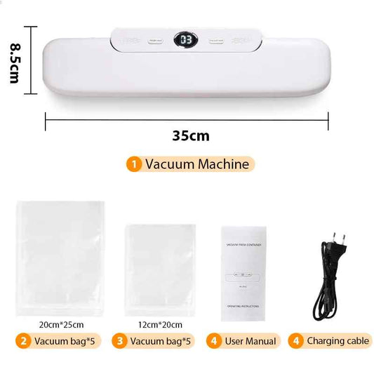 machine sous vide blanc