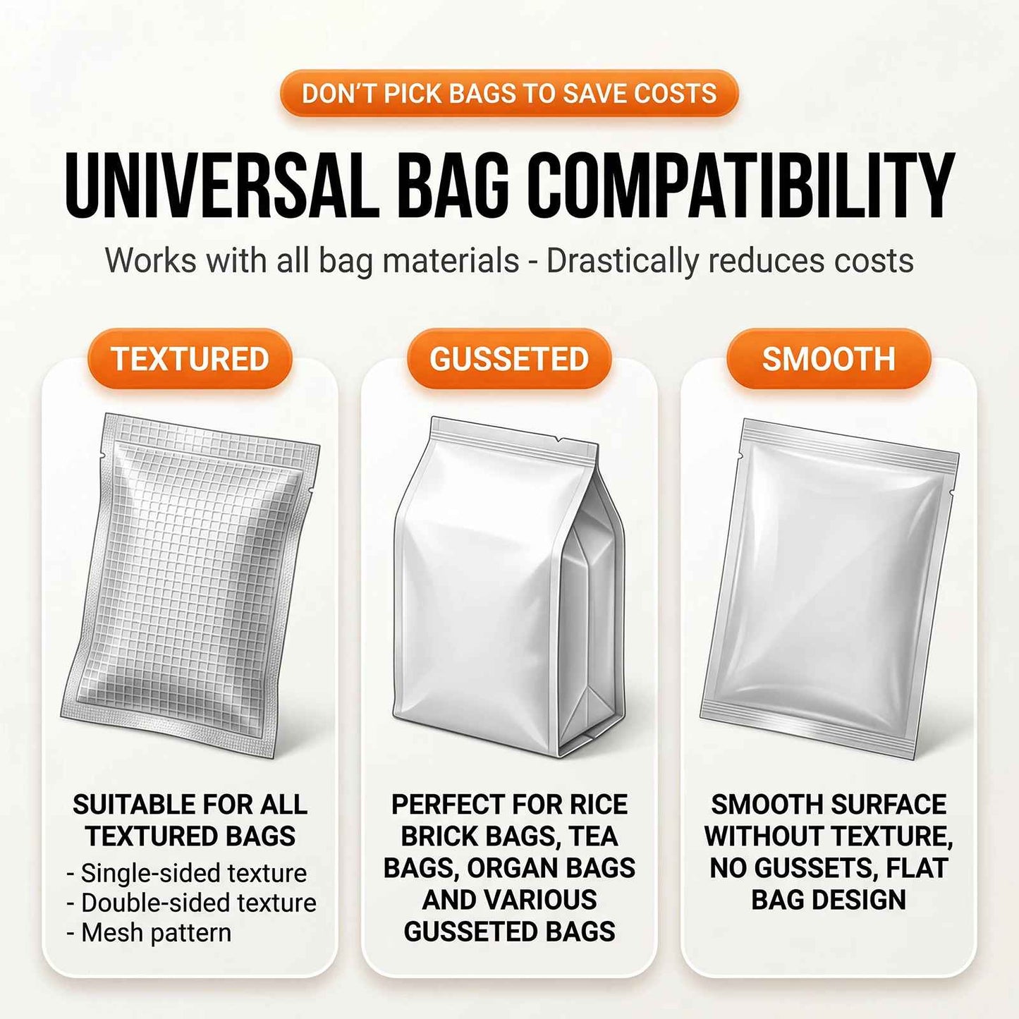 machine sous vide professionnelle compatibilite sac