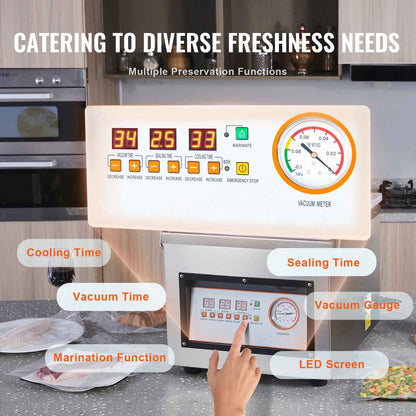 machine sous vide professionnelle ecran