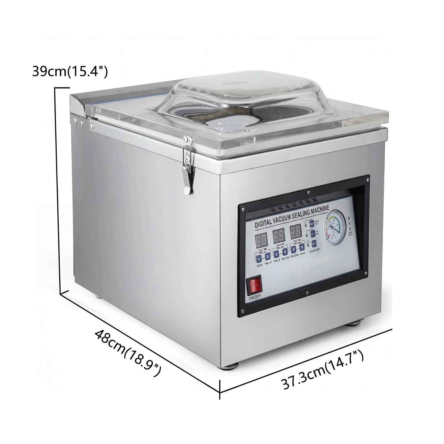 machine sous vide professionnelle mesure