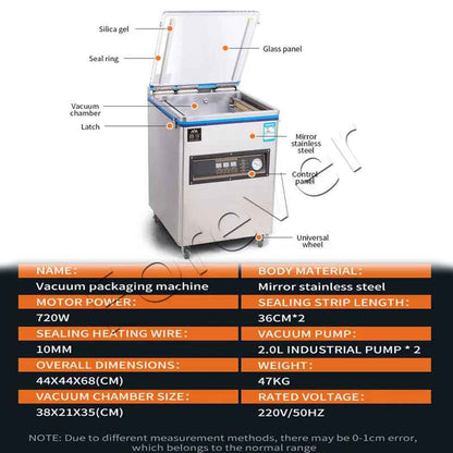 machine sous vide professonnelle description
