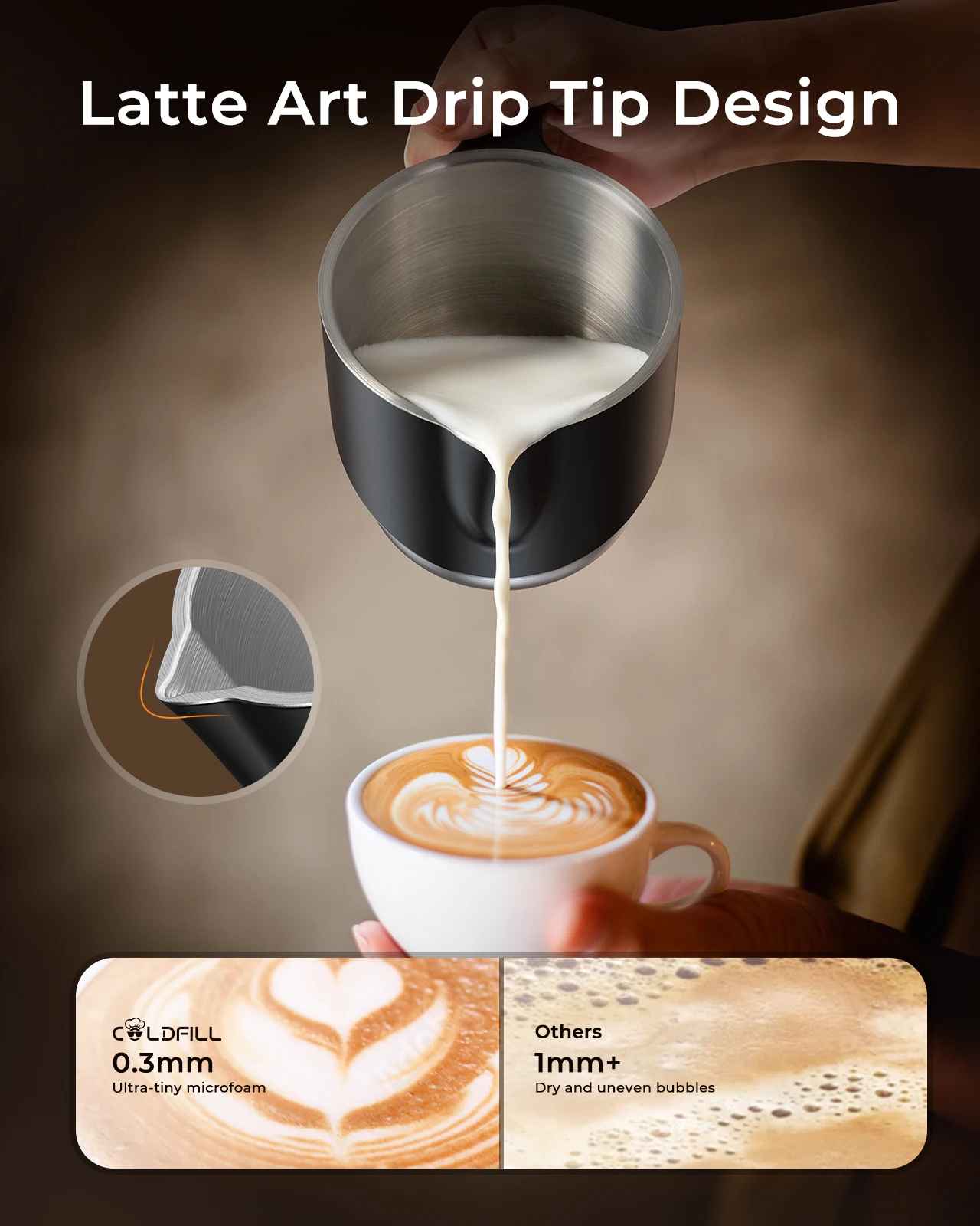 mousseur a lait tasse
