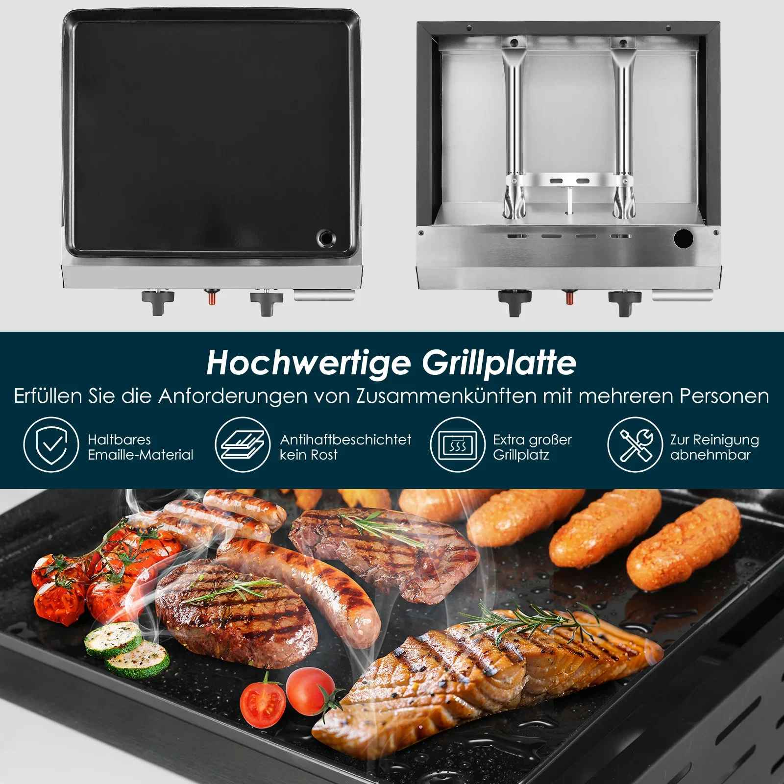plancha gaz cuisson