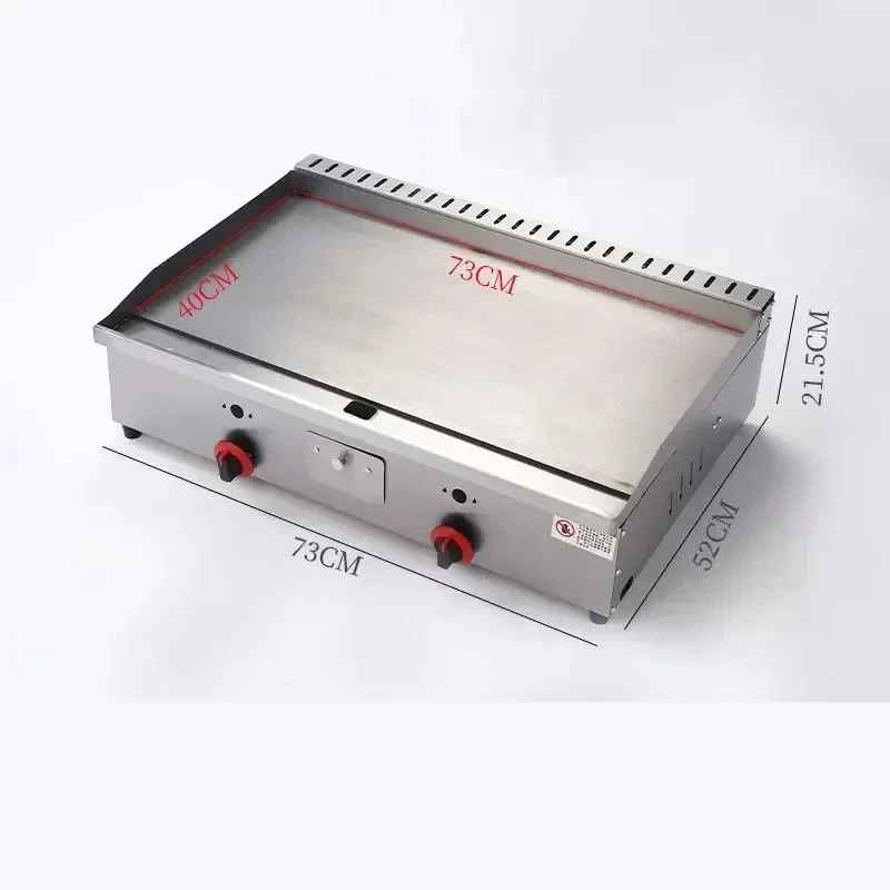 plancha gaz professionnelle 2 bruleur plaque