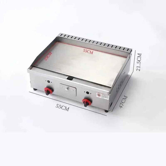 plancha gaz professionnelle 2 bruleur