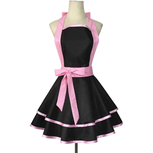 tablier cuisine femme elegant rose