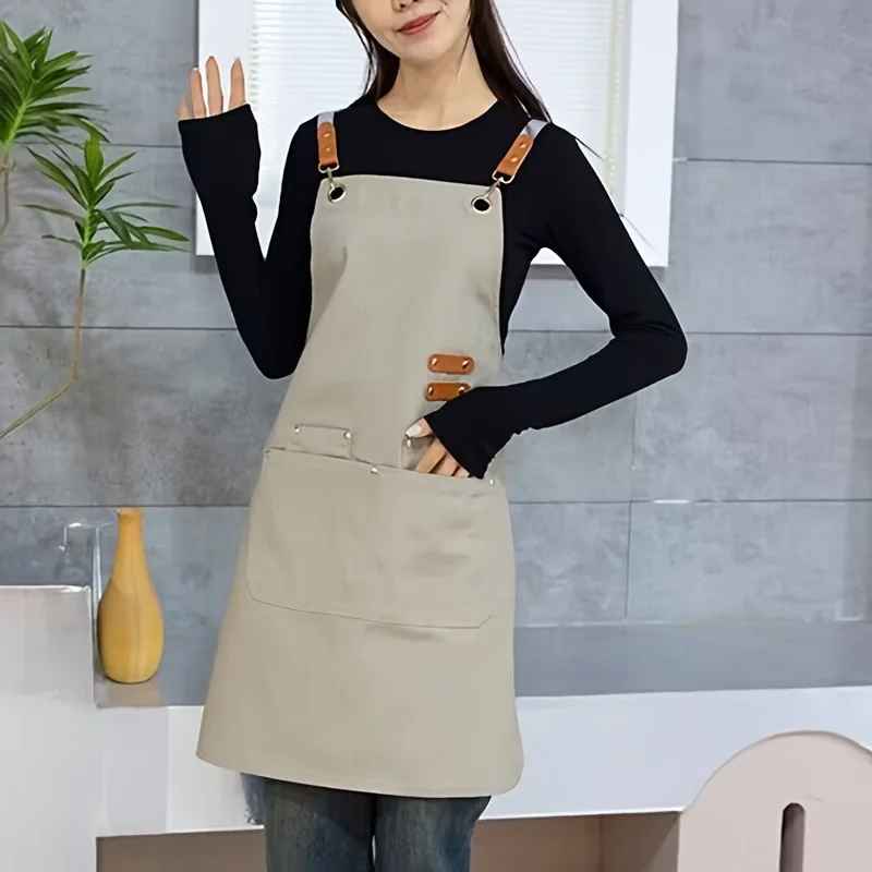 tablier cuisine homme beige