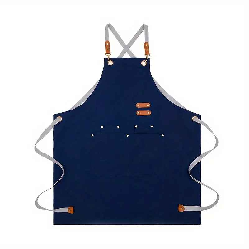 tablier cuisine homme bleu