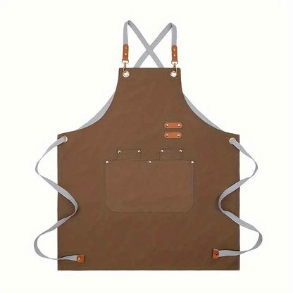 tablier cuisine homme brun