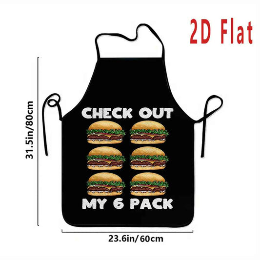 tablier cuisine homme sixpack