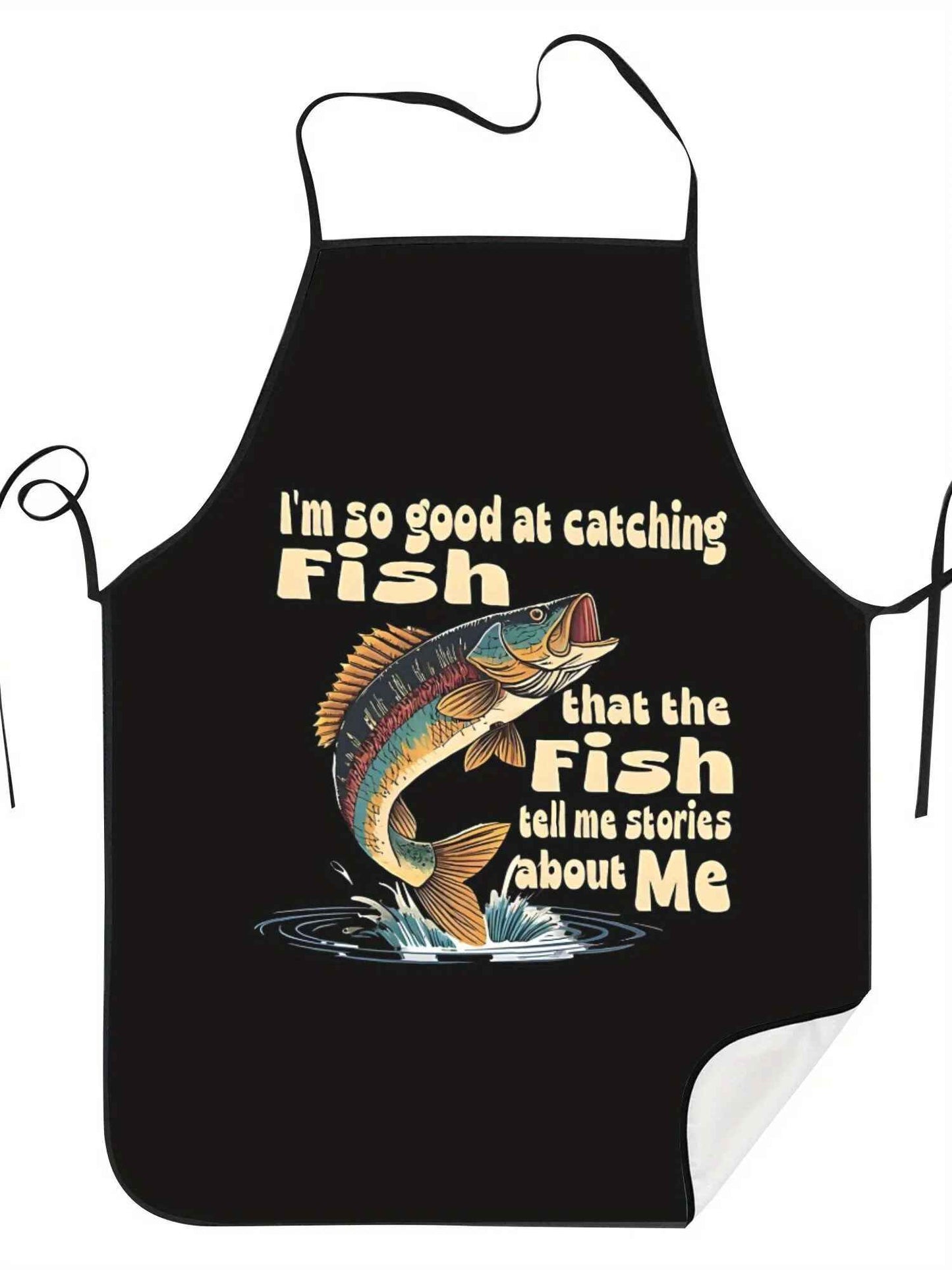 tablier cuisine j aime peche pli