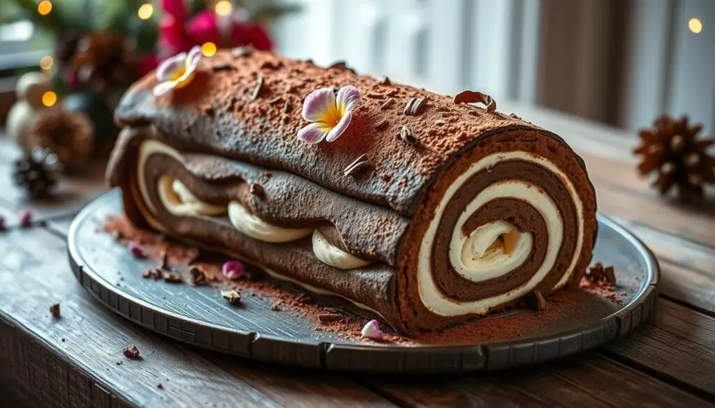 bûche tiramisu