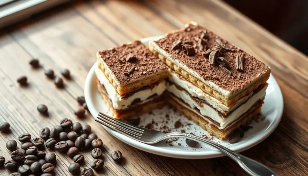 bûche tiramisu