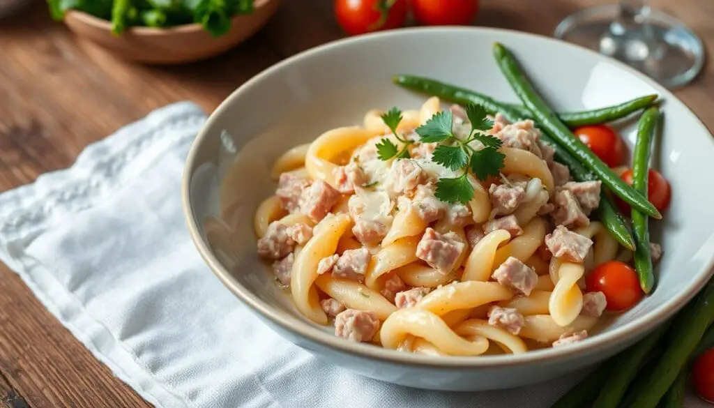 Coquillettes jambon-fromage
