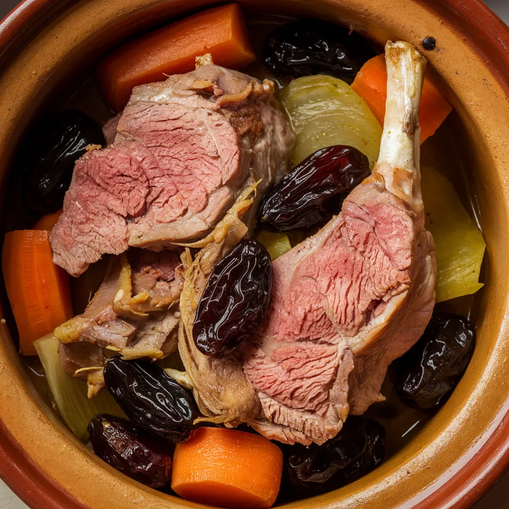 tajine d'agneau aux pruneaux