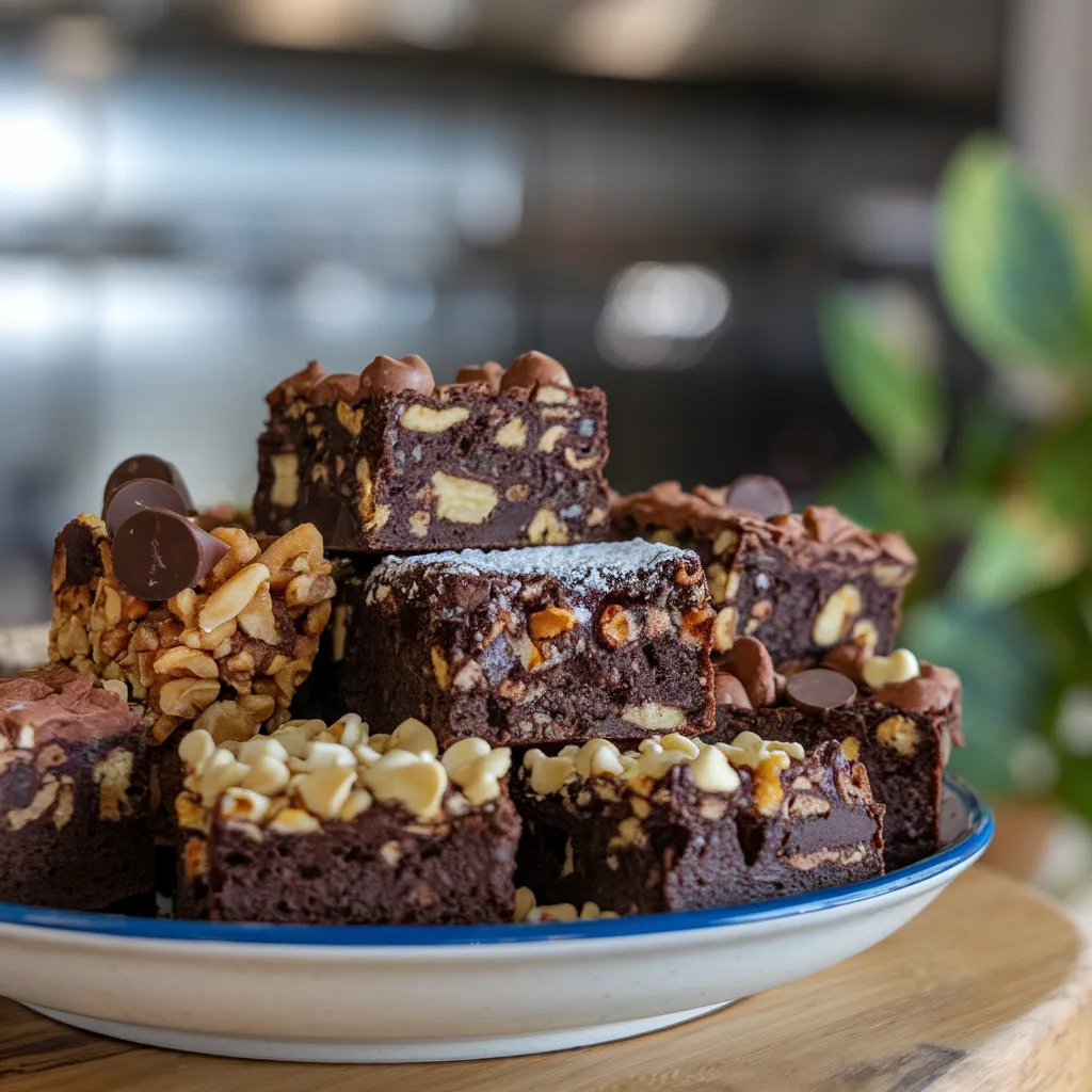 brownies au ferrero rocher
