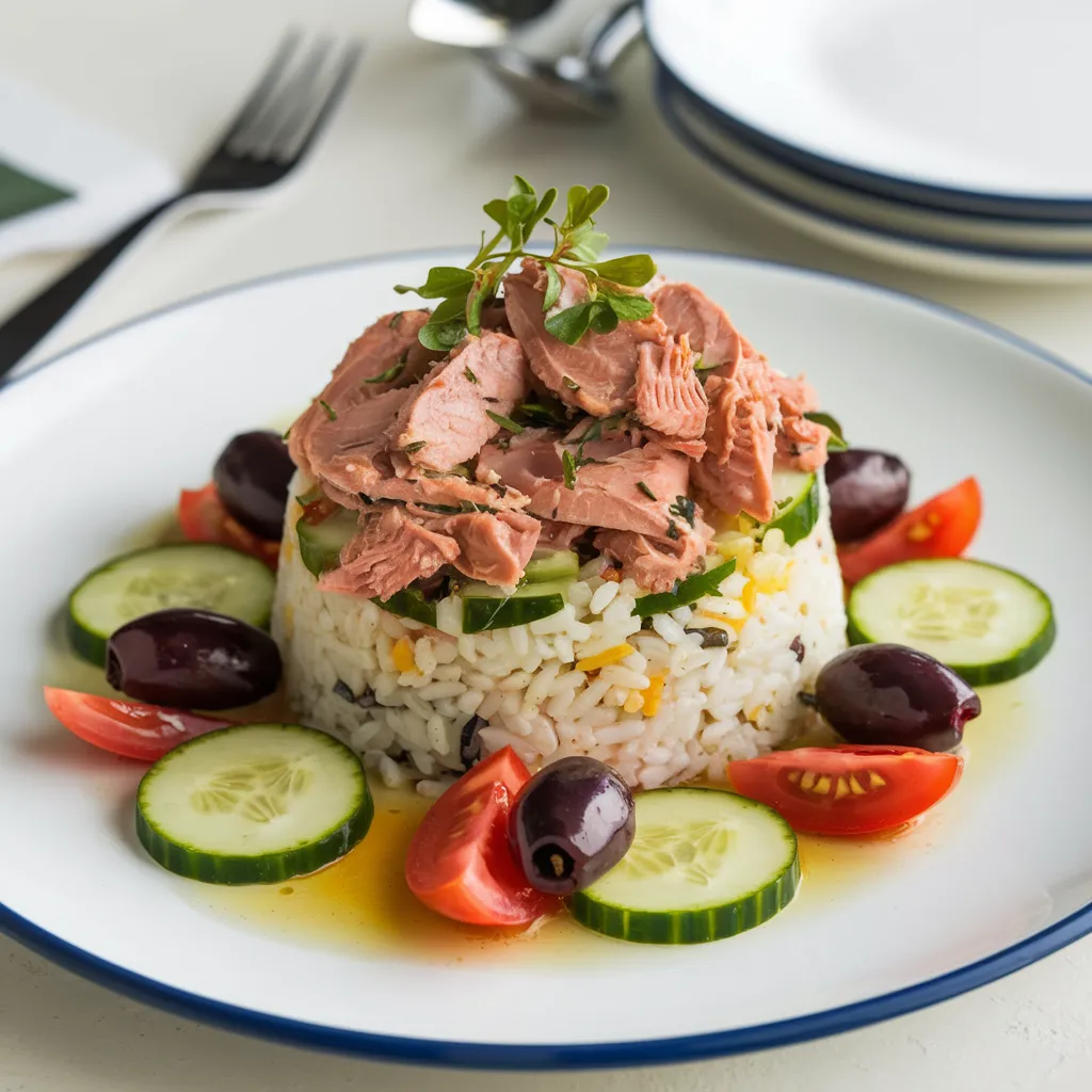 salade de riz thon