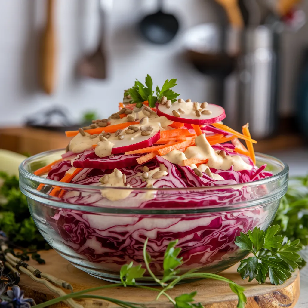 salade chou rouge