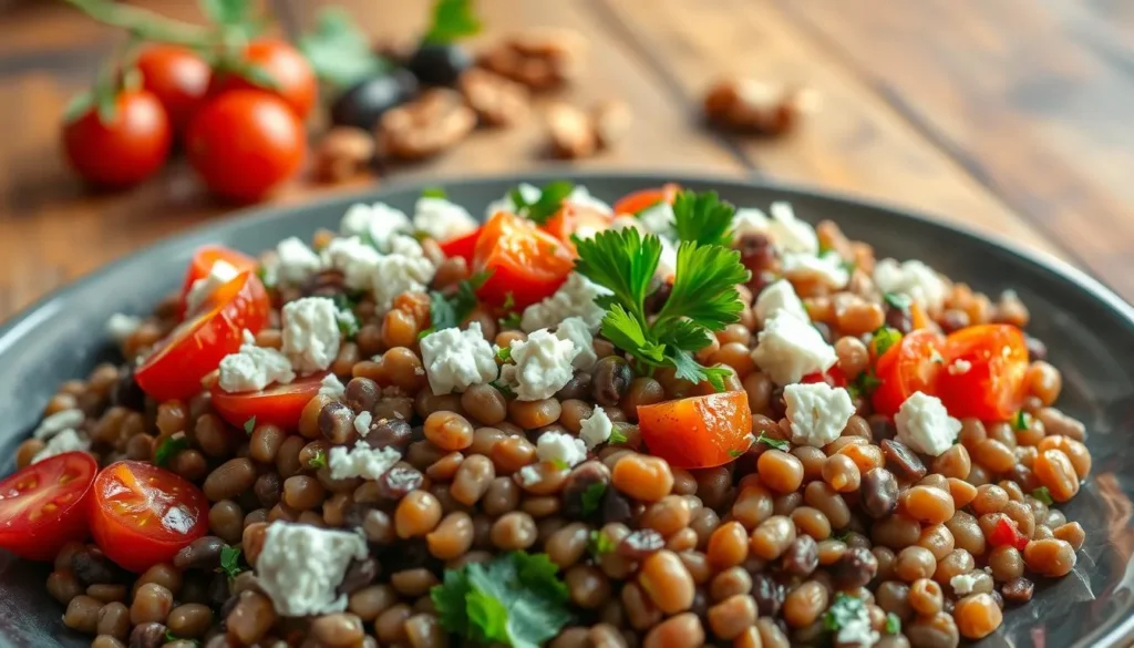 salade de lentilles