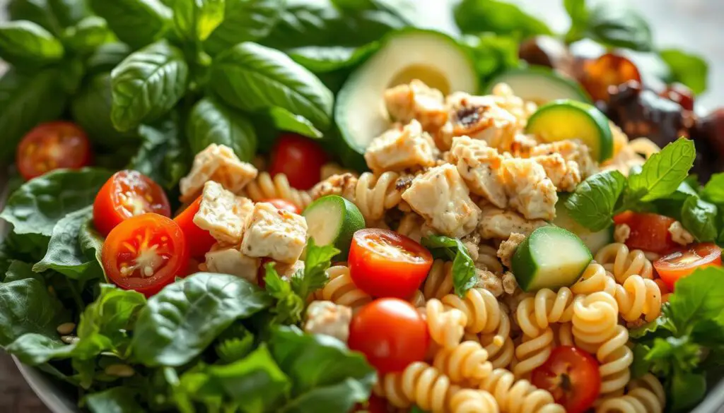 salade de pâtes froide