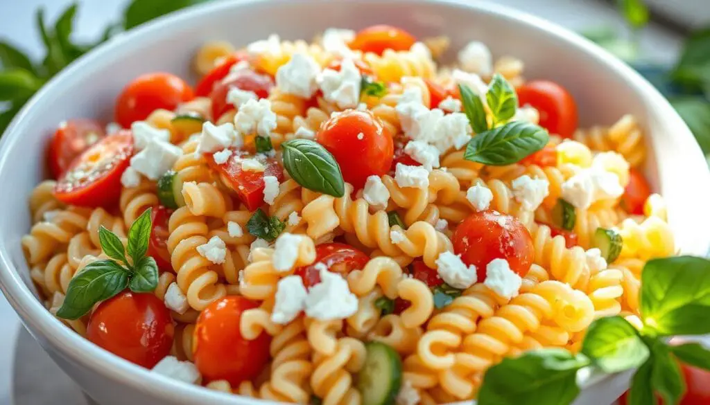 salade de pâtes froide