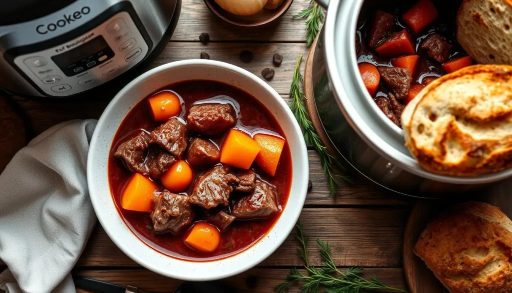 bœuf bourguignon au Cookeo