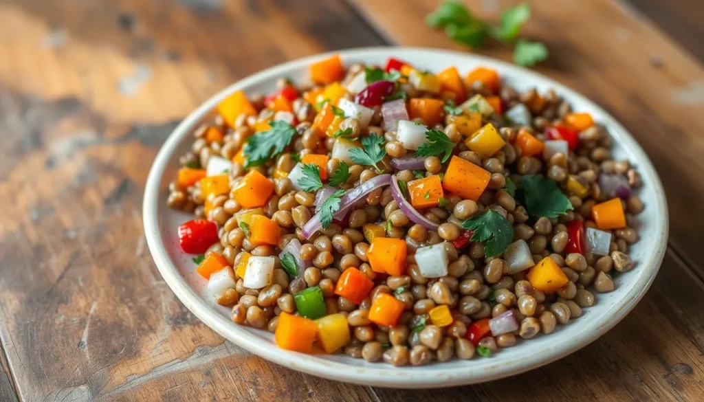 salade de lentilles