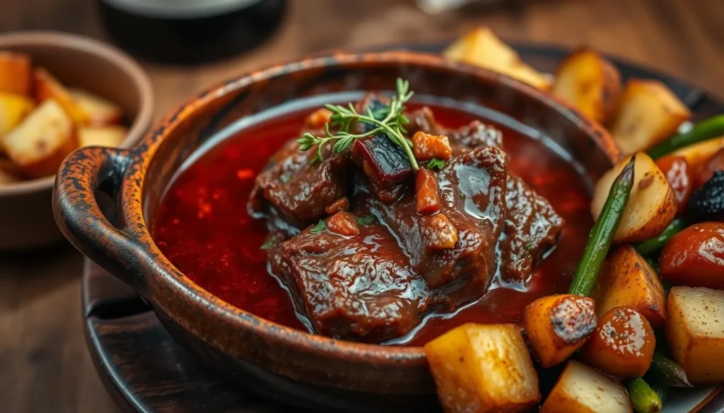 joue de bœuf bourguignonne