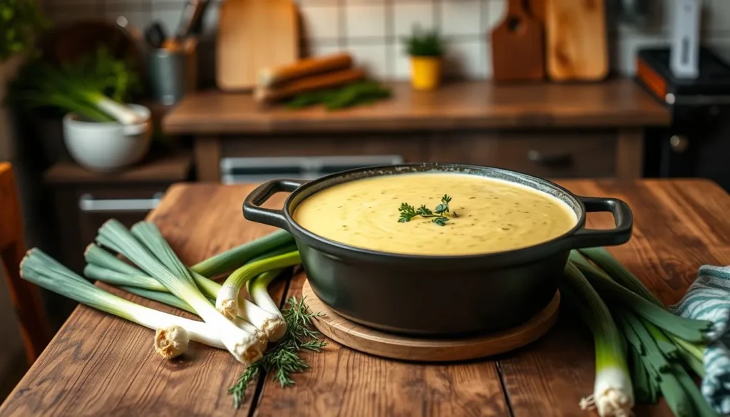 fondue de poireaux sans crème