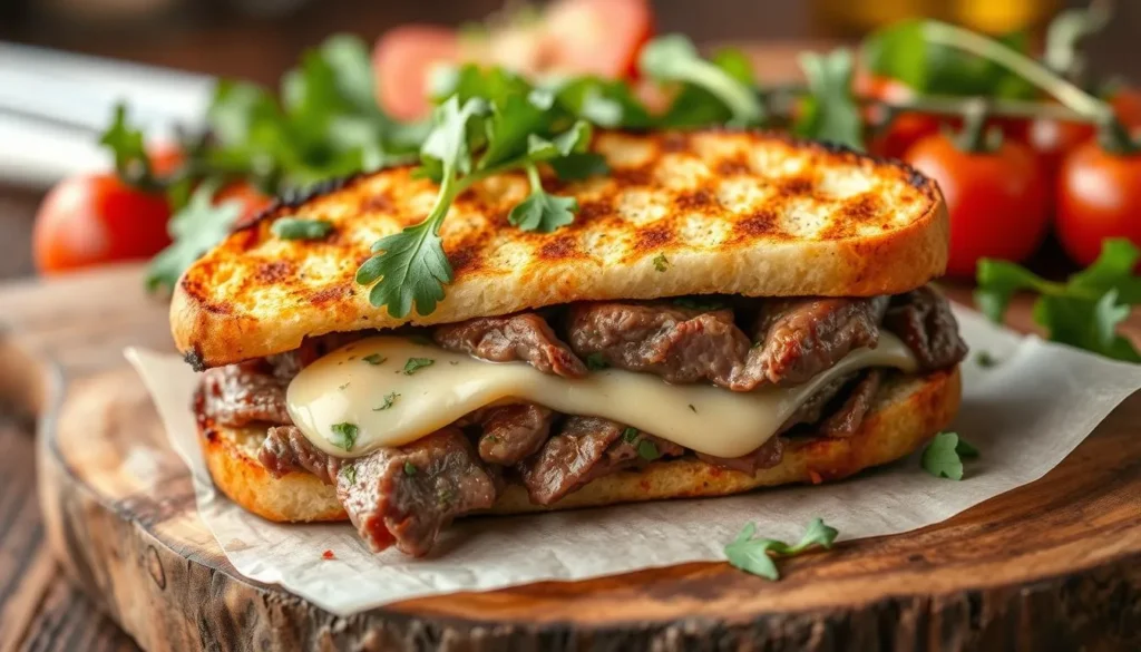 panini au steak