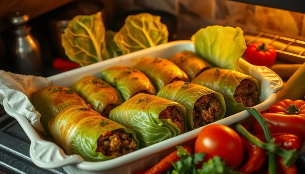 choux farcis au four