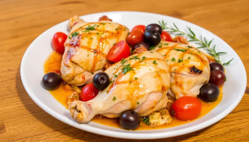 poulet aux olives